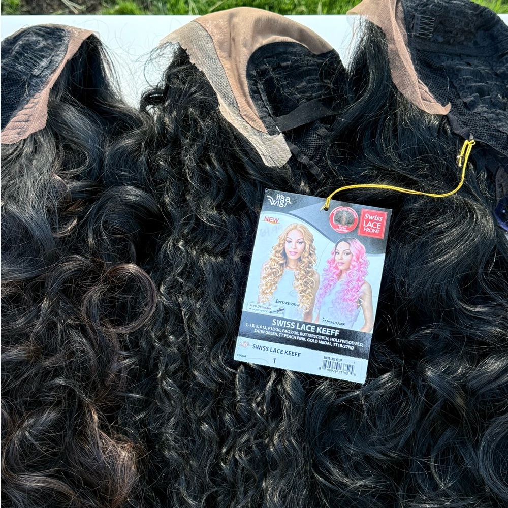 Women's Wig Lot- Long Dark Natural Wave & Curly Styles - Picture 10 of 14